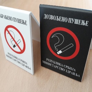 Stone oznake dozvoljeno/zabranjeno pušenje, PO1107
